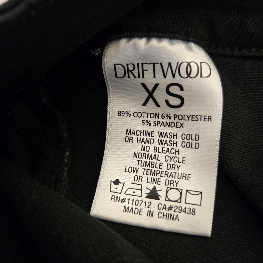 DRIFTWOOD Black Jeans With Floral Embroidery - Picture 10 of 13